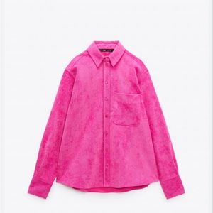 ZARA FINE CORDUROY SHIRT